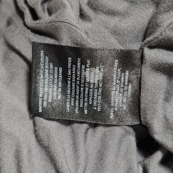 Anthropologie Maeve Yvette Ruched Dress Gray L - Picture 12 of 12